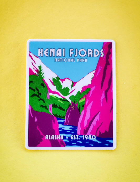 Kenai Fjords National Park: Alaska Sticker