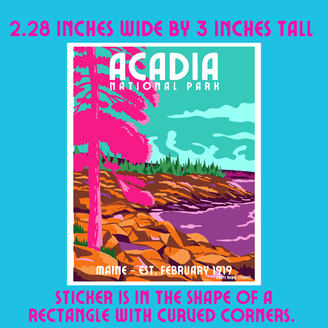 Acadia National Park Sticker