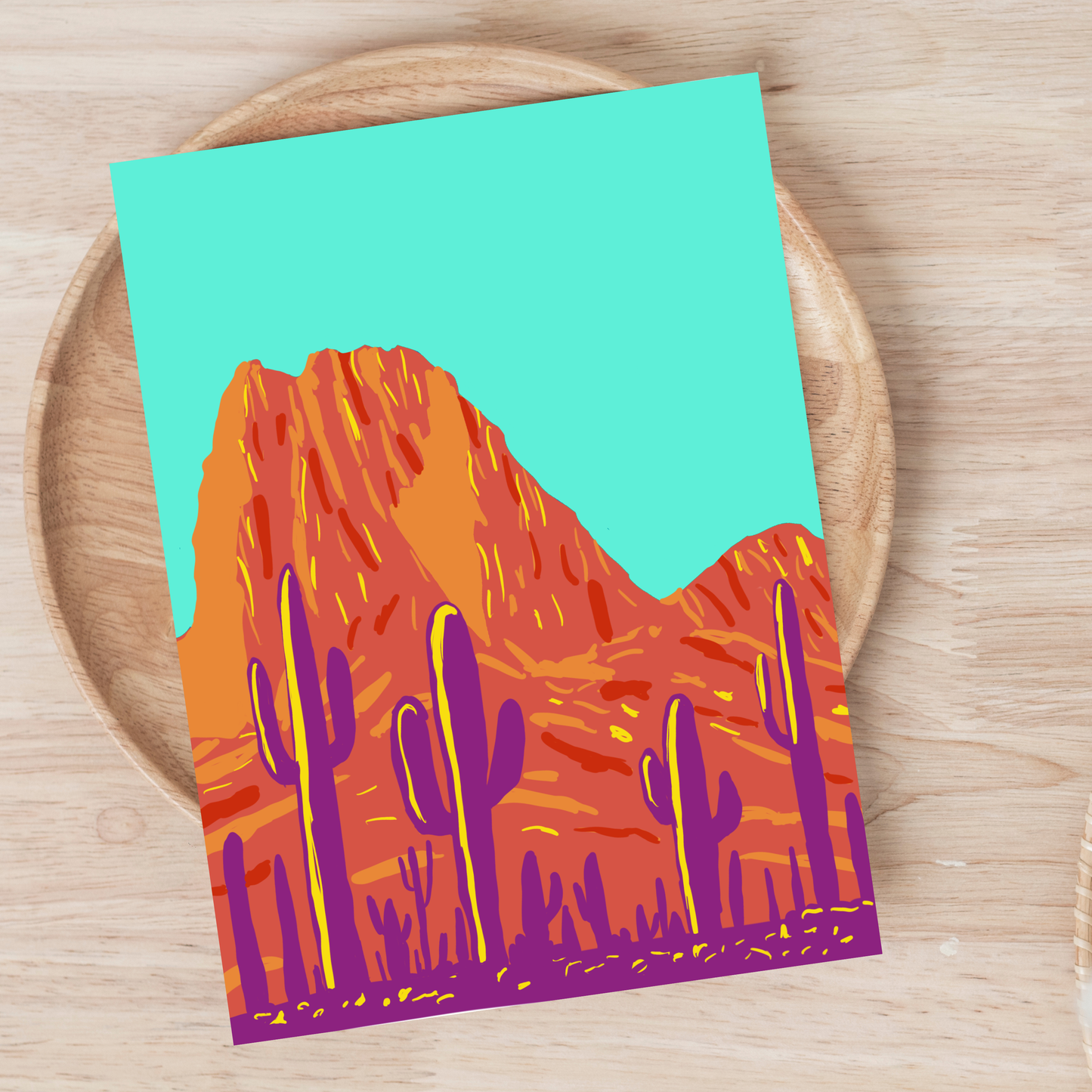 Desert Mountain Sticker
