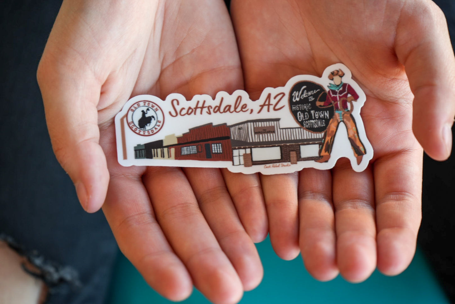 Old Town Scottsdale Sticker - 4 inch
