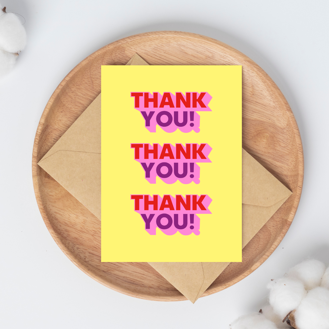 Thank You Greeting Card
