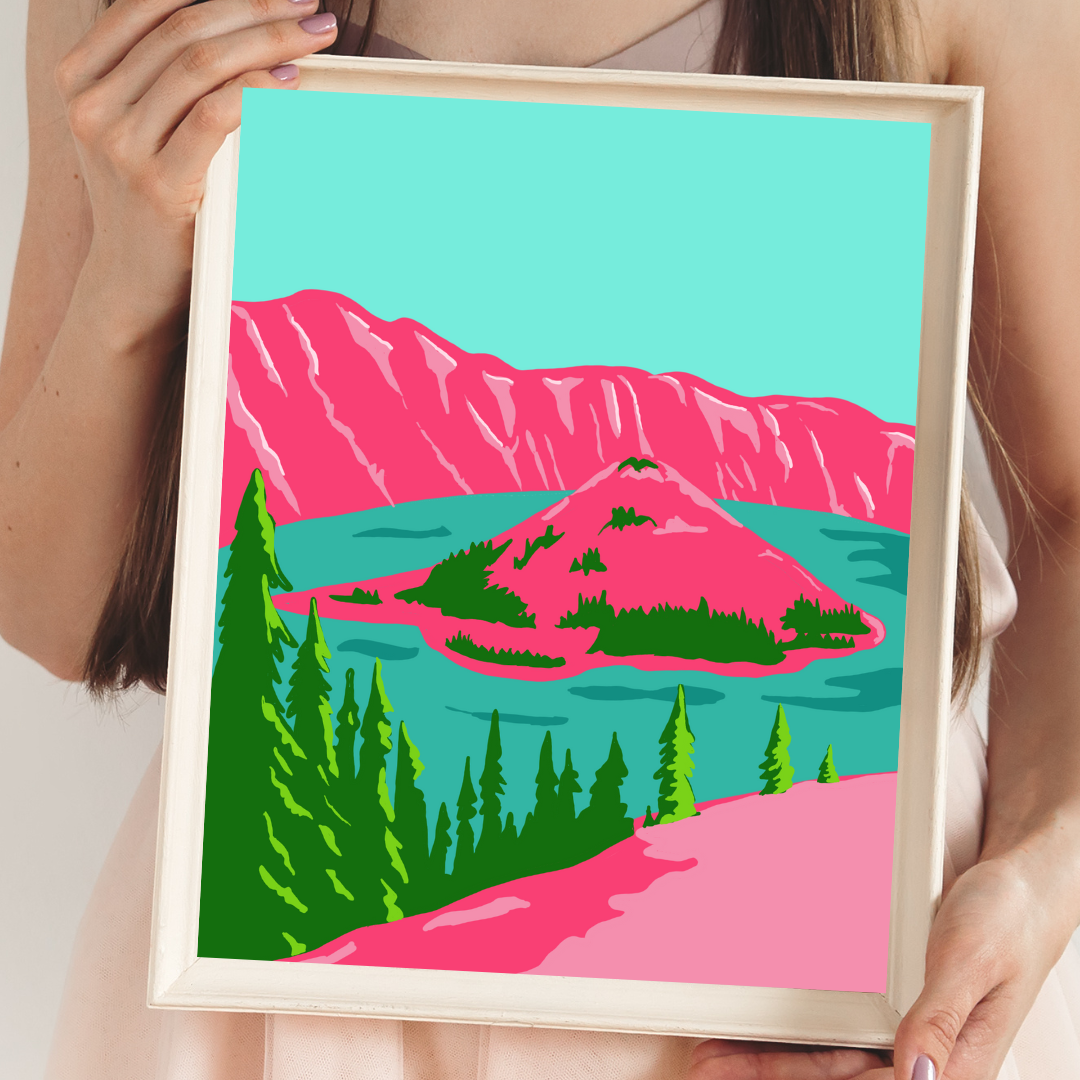 Crater Lake National Park Art Print