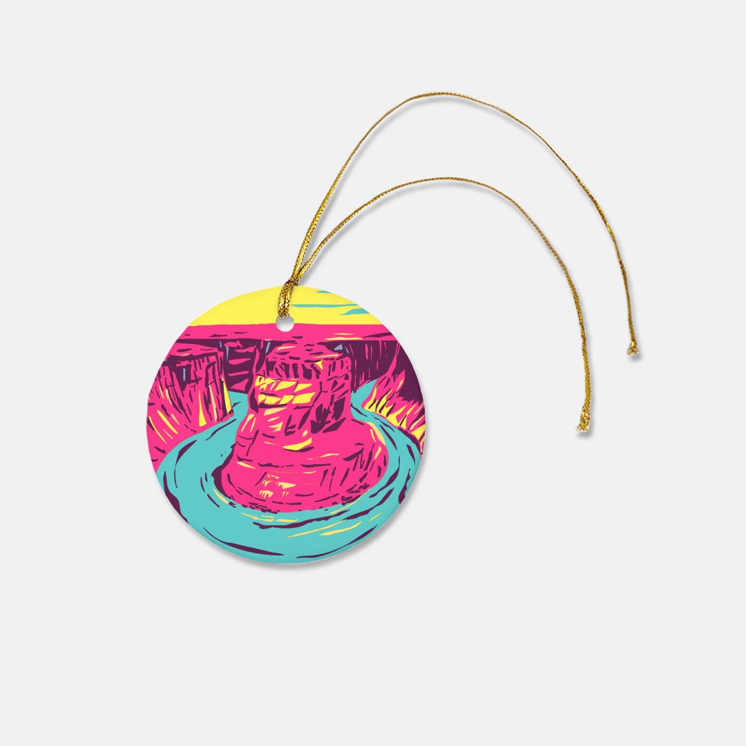 Horseshoe Bend Christmas Ornament | Arizona Travel Souvenir