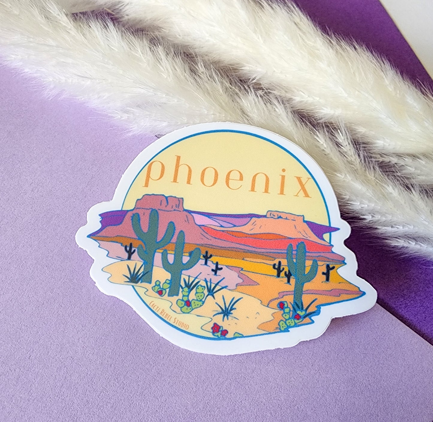 Phoenix Scene Sticker