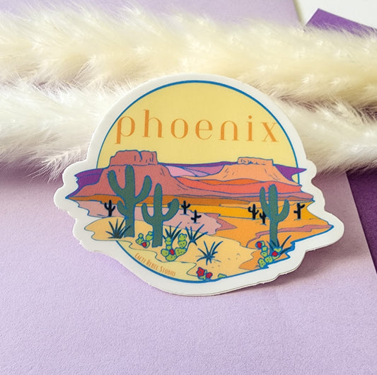 Phoenix Desert Sticker