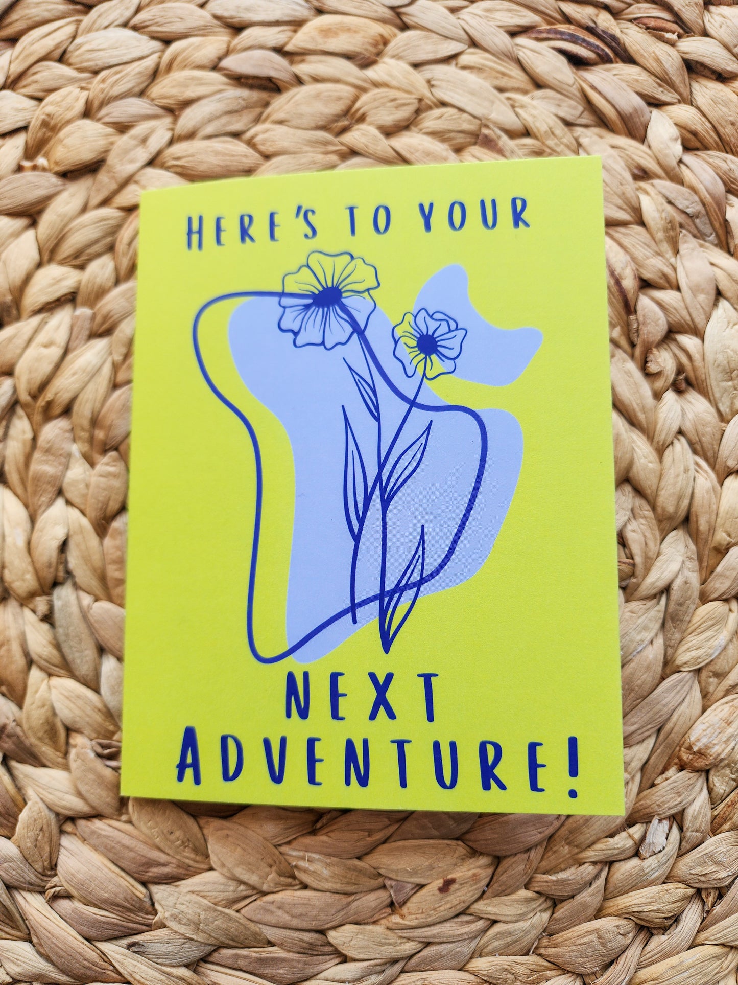 Here's to Your Next Adventure Greeting Card