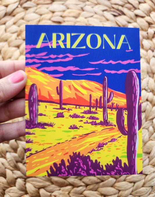 Path in the Desert Postcard