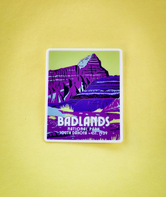 Badlands National Park: South Dakota Sticker