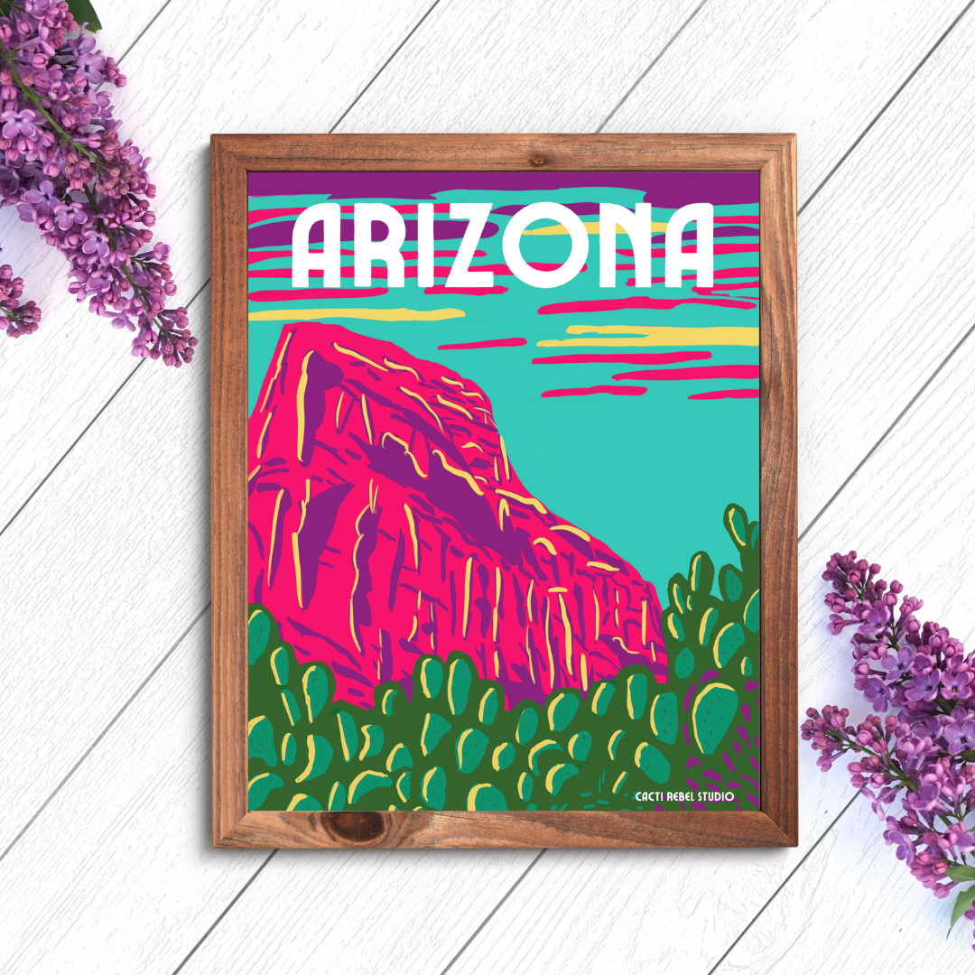 Arizona Art Print + Canvas