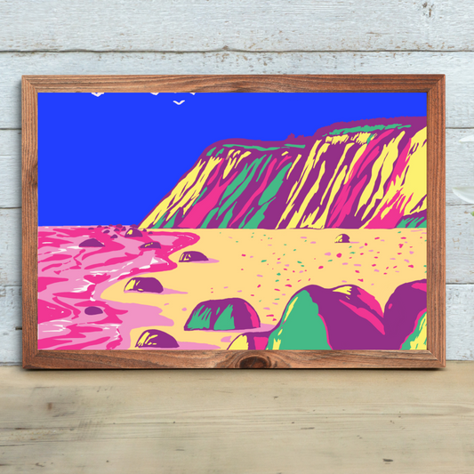 Martha’s Vineyard Gay Head Cliffs Art Print