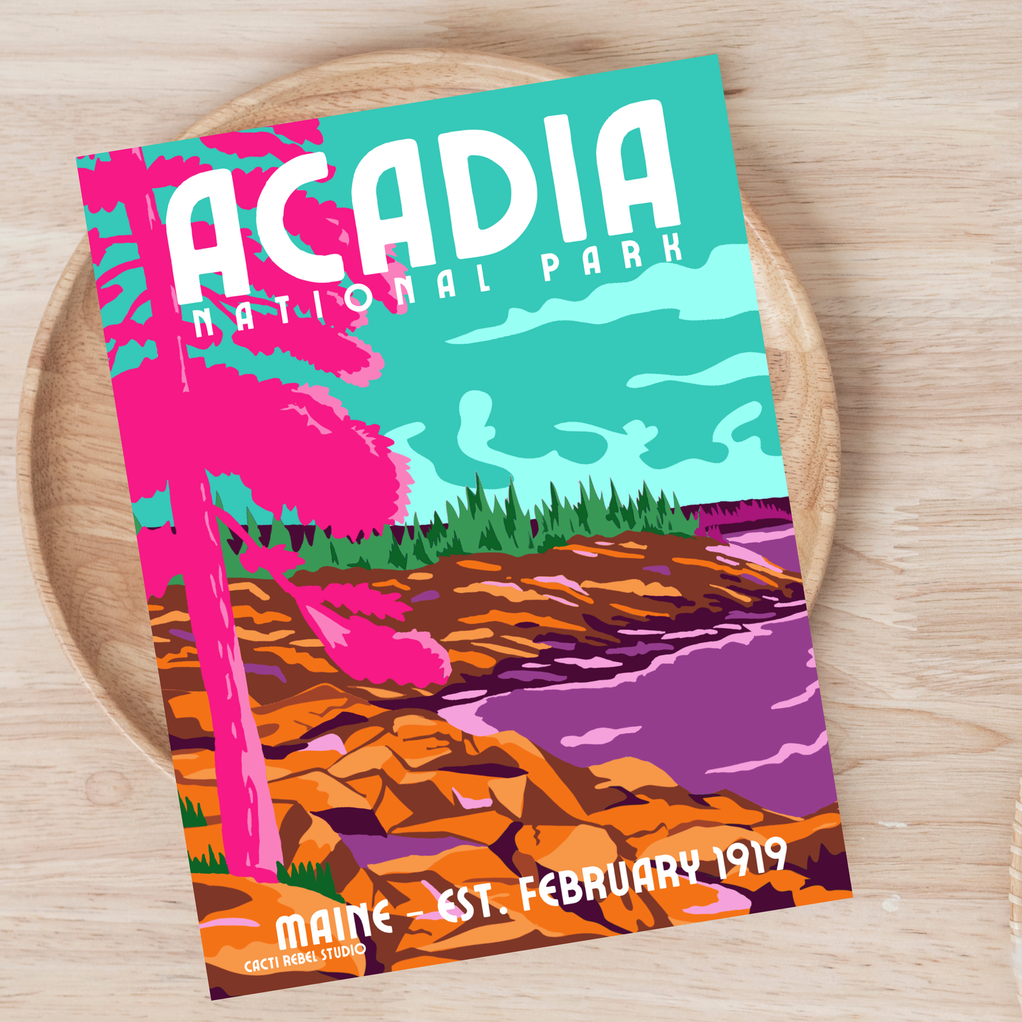 Acadia National Park Postcard