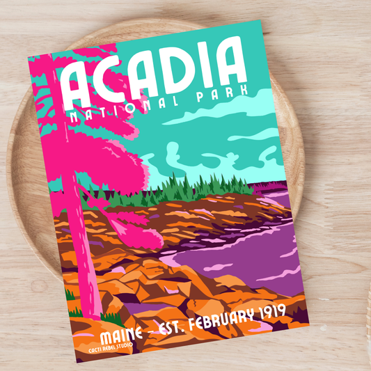 Acadia National Park Postcard