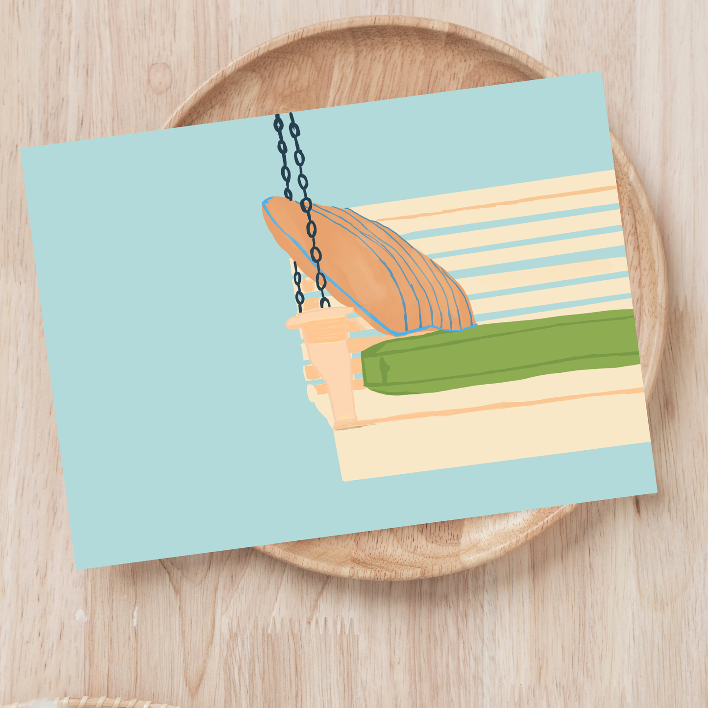 Porch Swing Postcard