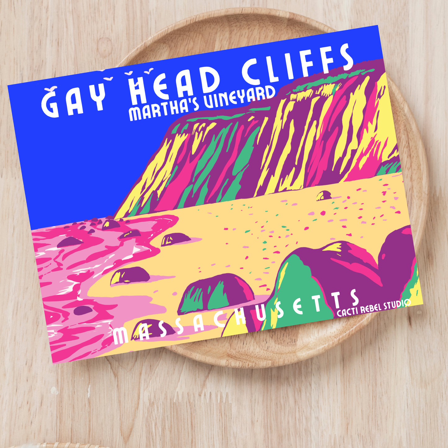 Gay Head Cliffs (Aquinnah) Postcard: Martha's Vineyard