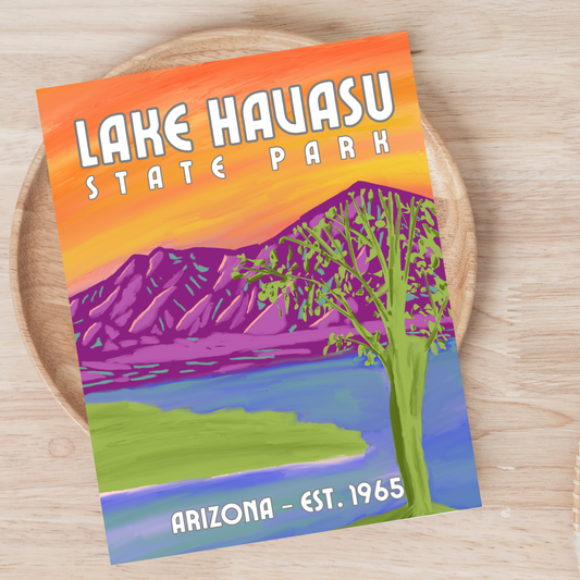 Lake Havasu State Park Art Print