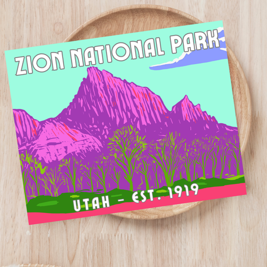 Zion National Park Postcard