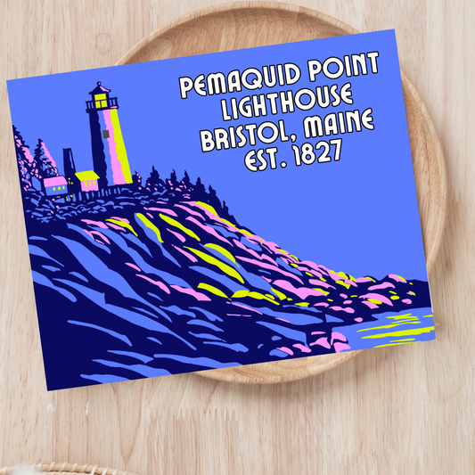Pemaquid Point Lighthouse Postcard