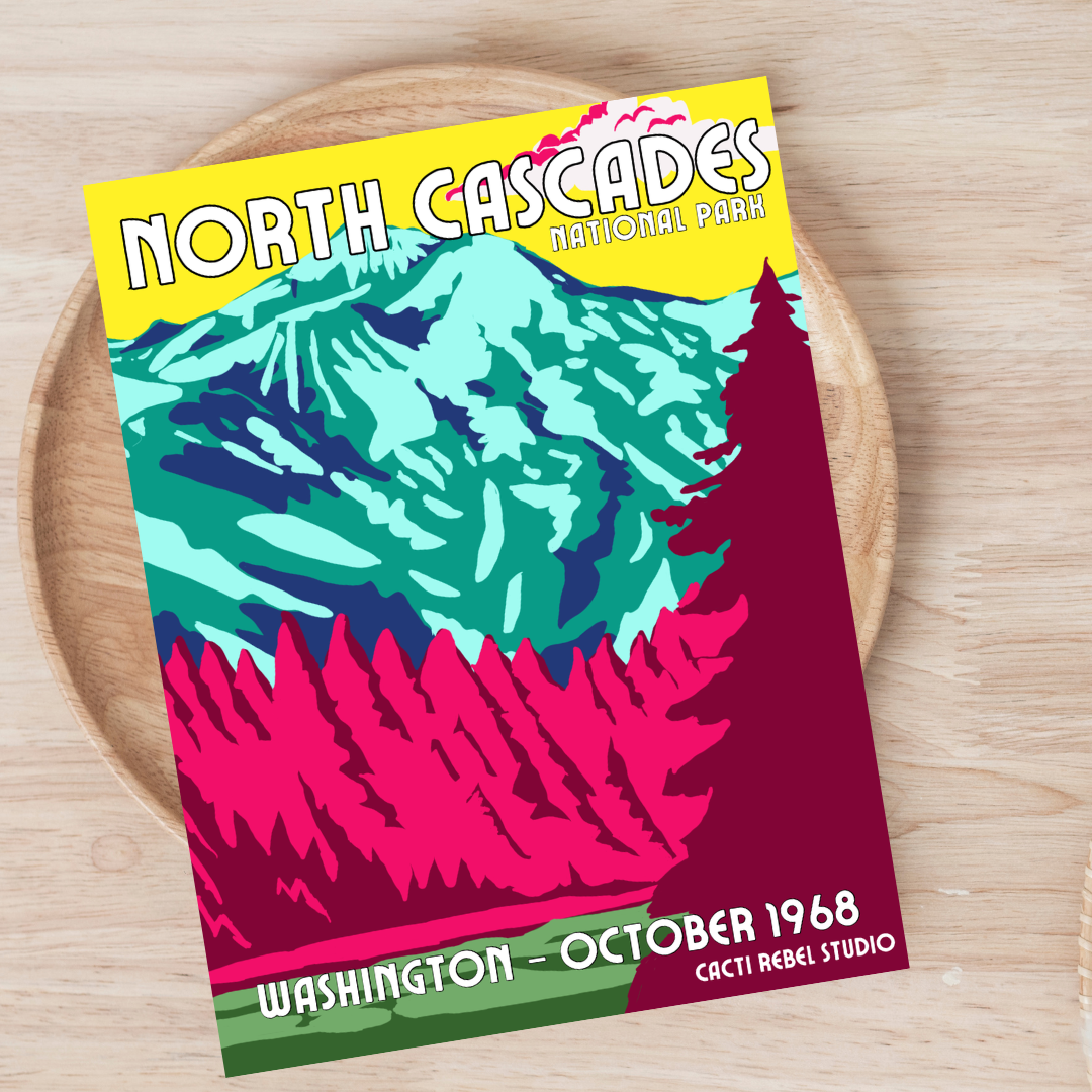 North Cascades National Park Art Print