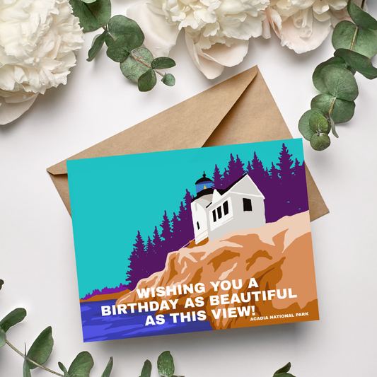 Acadia Birthday Card