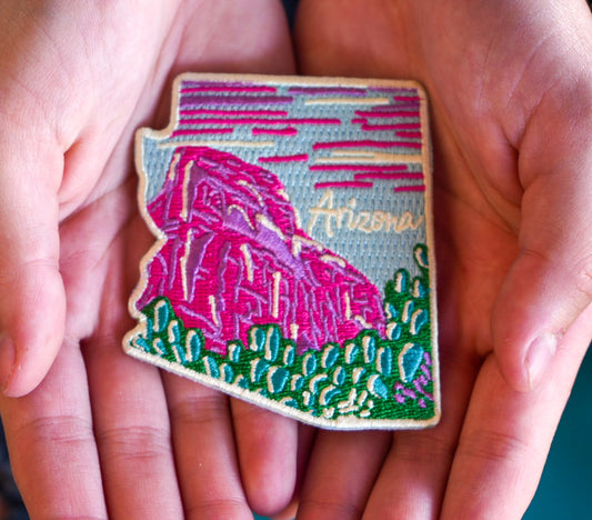 Arizona Mountains and Prickly Pear Patch