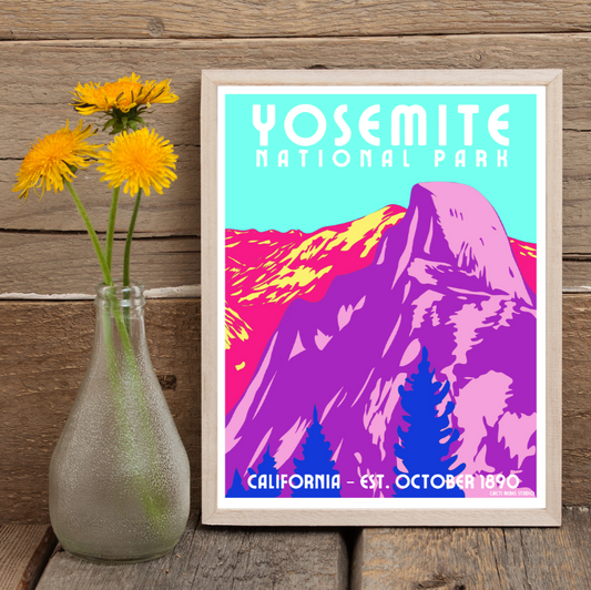Yosemite Half Dome Art Print