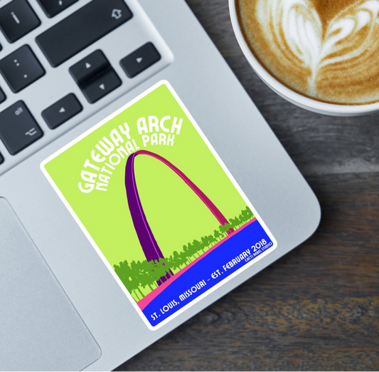 Gateway Arch National Park Sticker