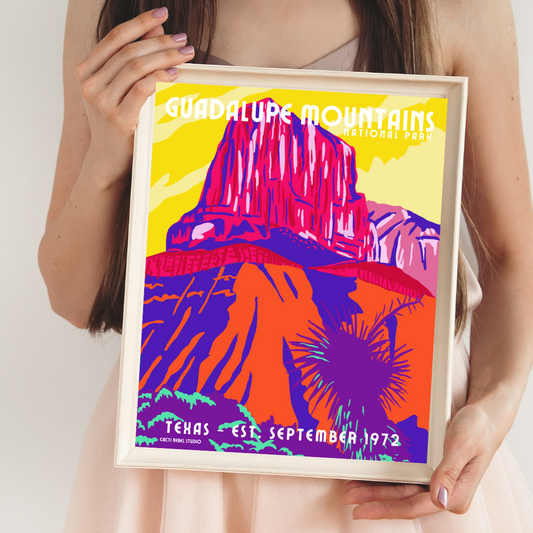 Guadalupe Mountains National Park Art Print