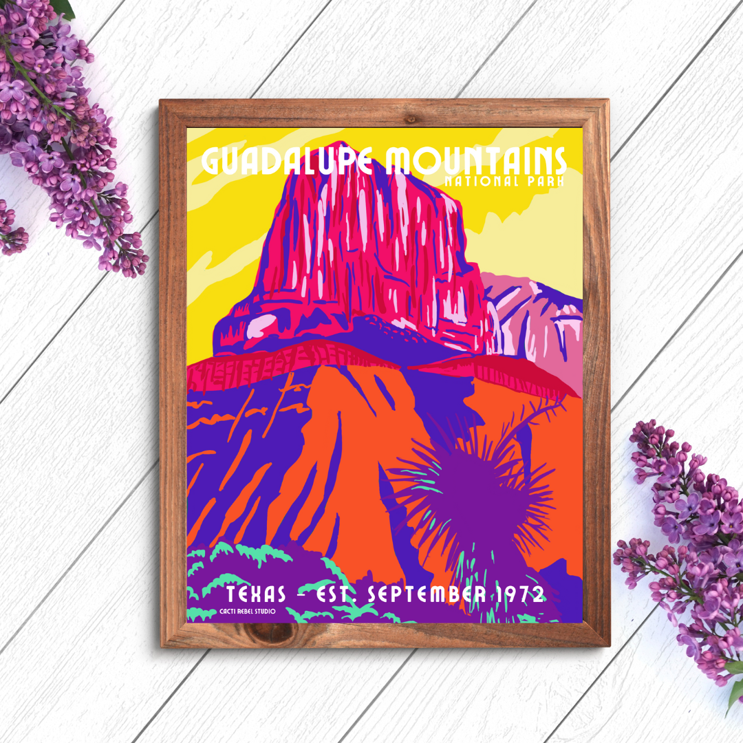 Guadalupe Mountains National Park Art Print