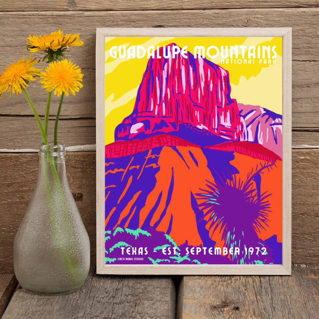 Guadalupe Mountains National Park Art Print