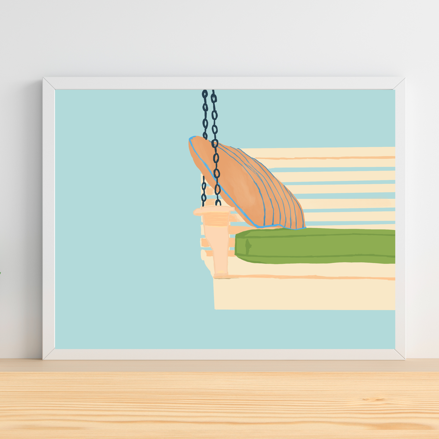 The Porch Swing Art Print: Where Memories Were Made and Stories Were Born
