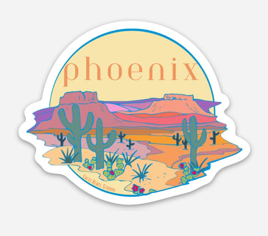 Phoenix Desert Sticker