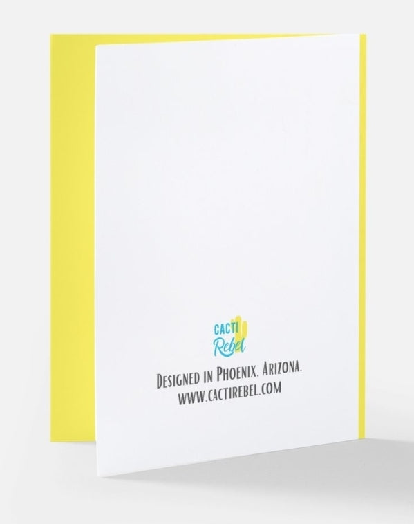 We're a match made in heaven greeting card