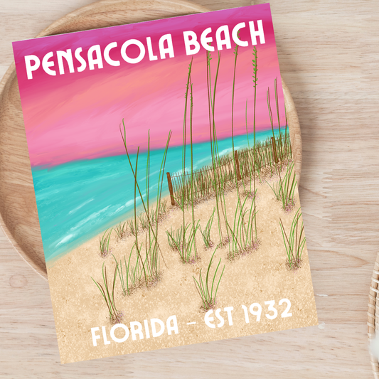 Pensacola Beach, Florida Postcard
