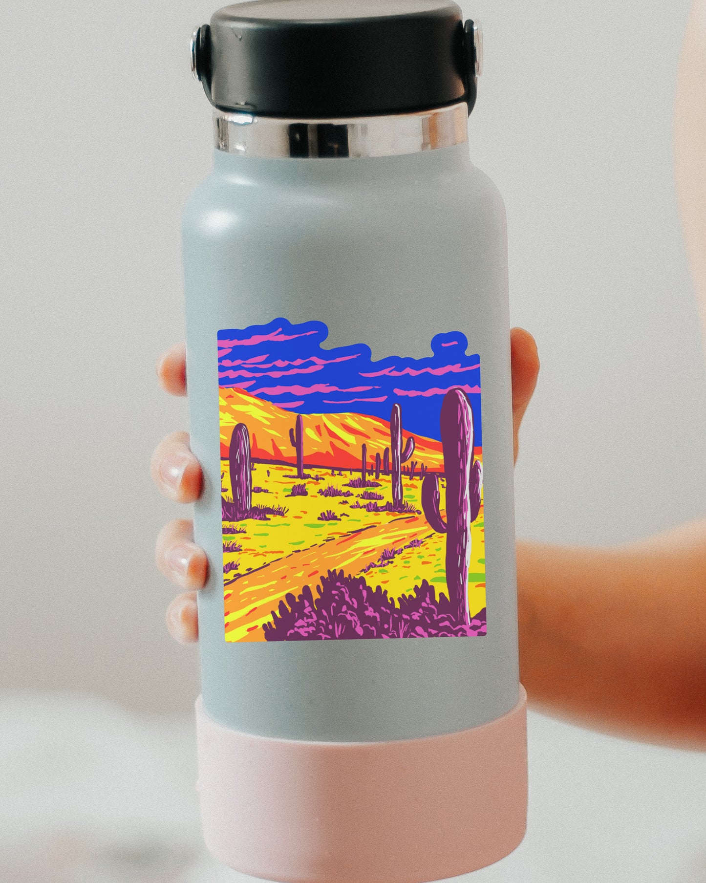 Path in the Desert Sticker