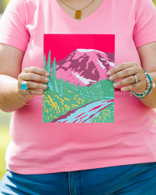 Mount Rainier National Park Art Print