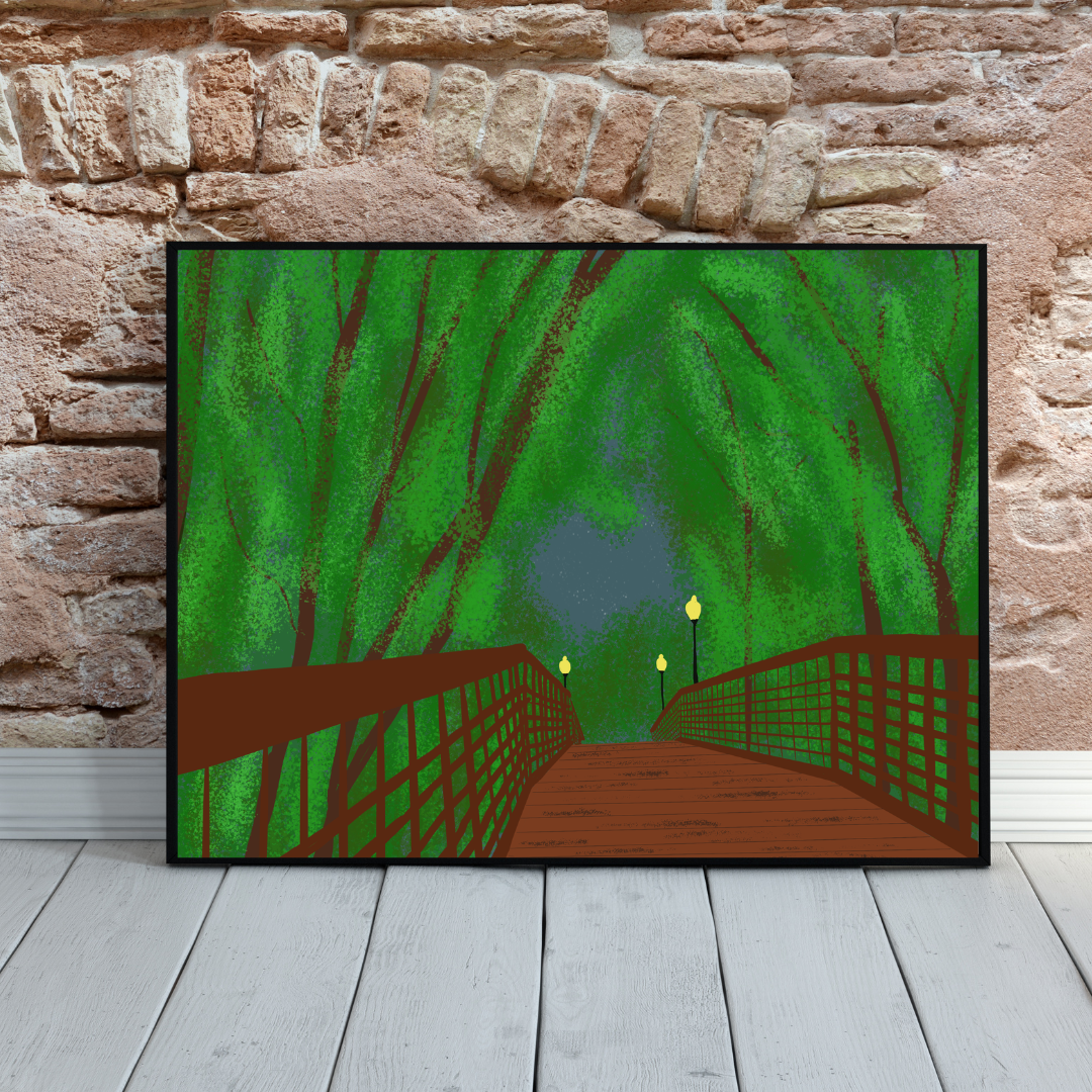 Pinkerton Park Art Print Franklin Tennessee