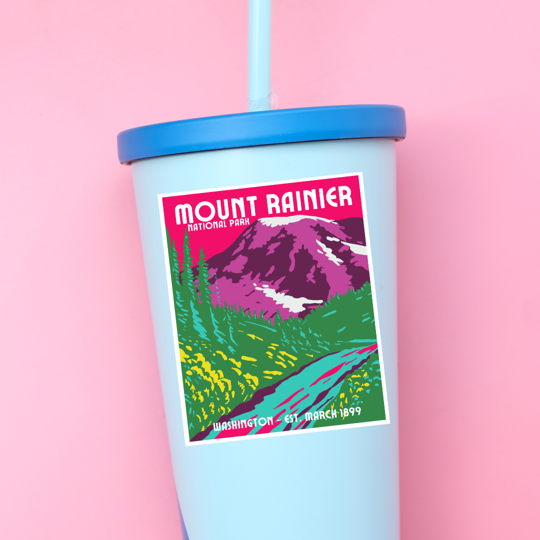 Mount Rainier National Park Sticker