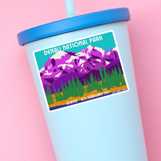 Denali National Park Sticker