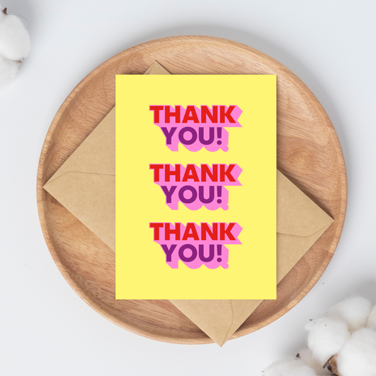 Thank You Greeting Card