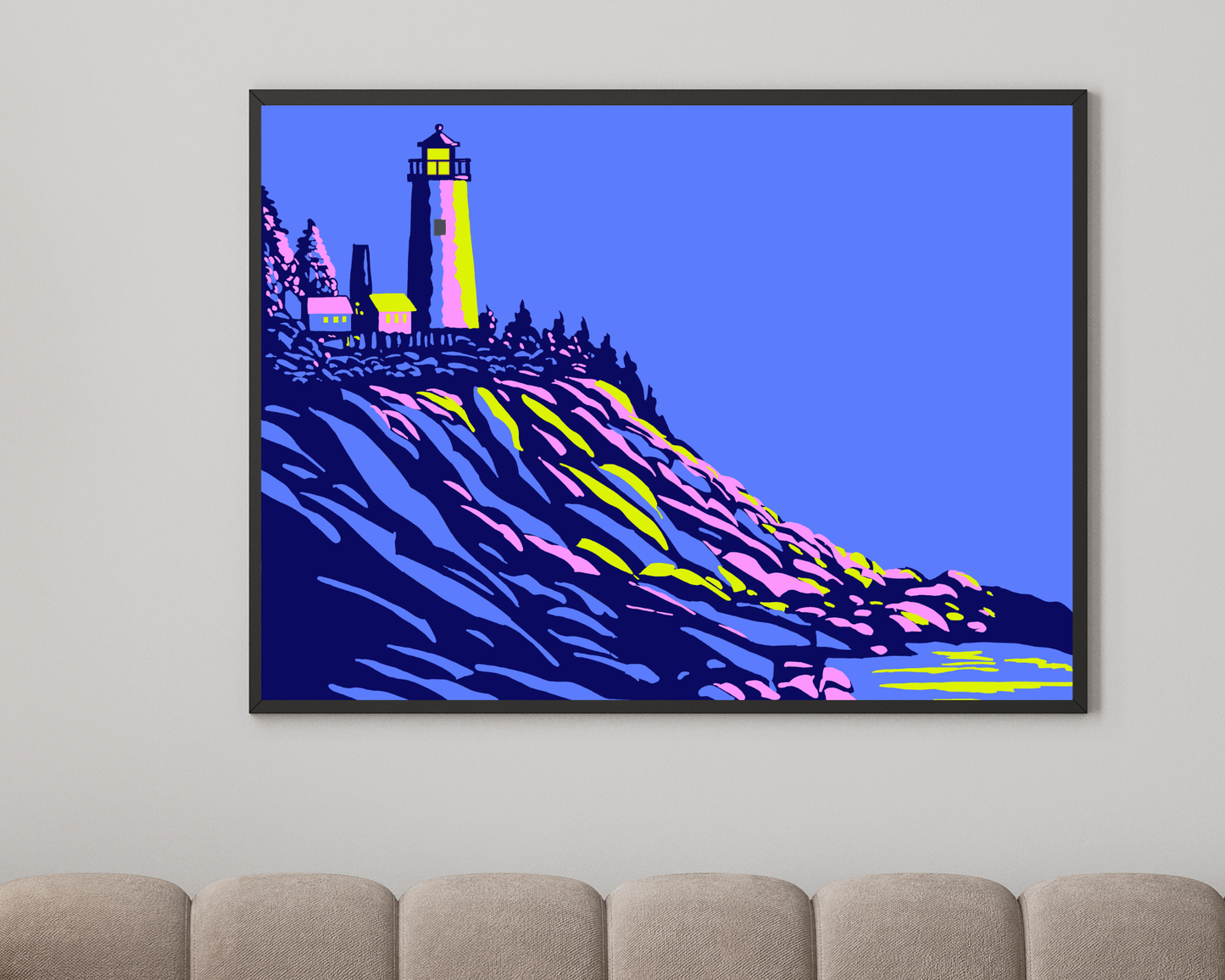 Pemaquid Point Lighthouse Art Print