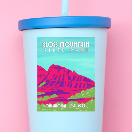 Gloss Mountain State Park Sticker