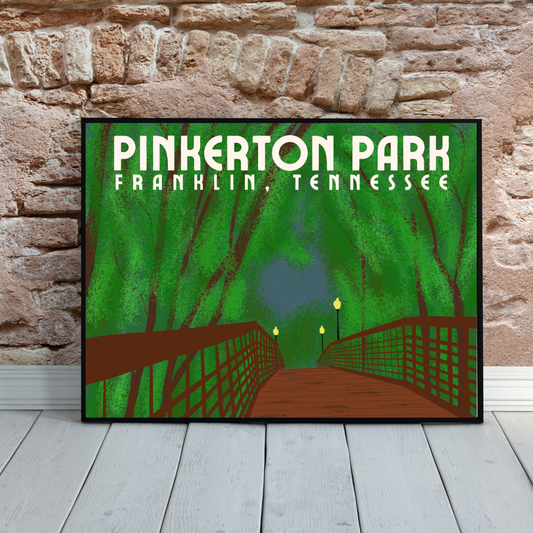 Pinkerton Park Art Print Franklin Tennessee
