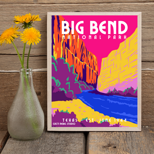 Big Bend National Park Art Print