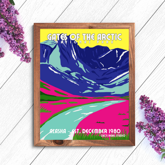 Gates of the Arctic National Park Art Print
