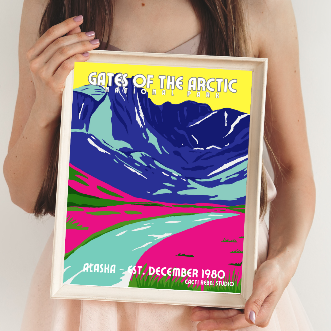 Gates of the Arctic National Park Art Print