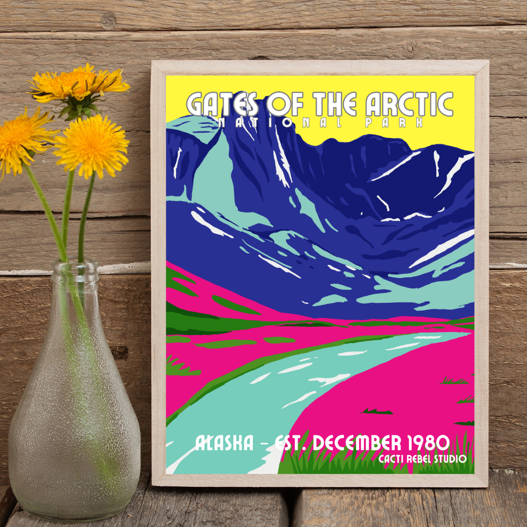 Gates of the Arctic National Park Art Print