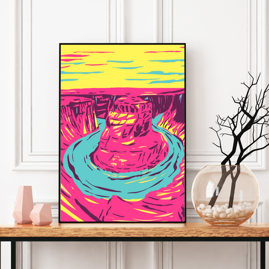 Horseshoe Bend Art Print