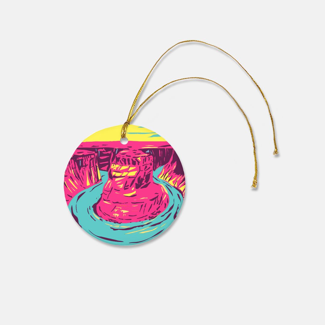 Horseshoe Bend Christmas Ornament | Arizona Travel Souvenir