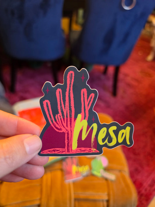 Mesa Arizona Saguaro Cactus Sticker