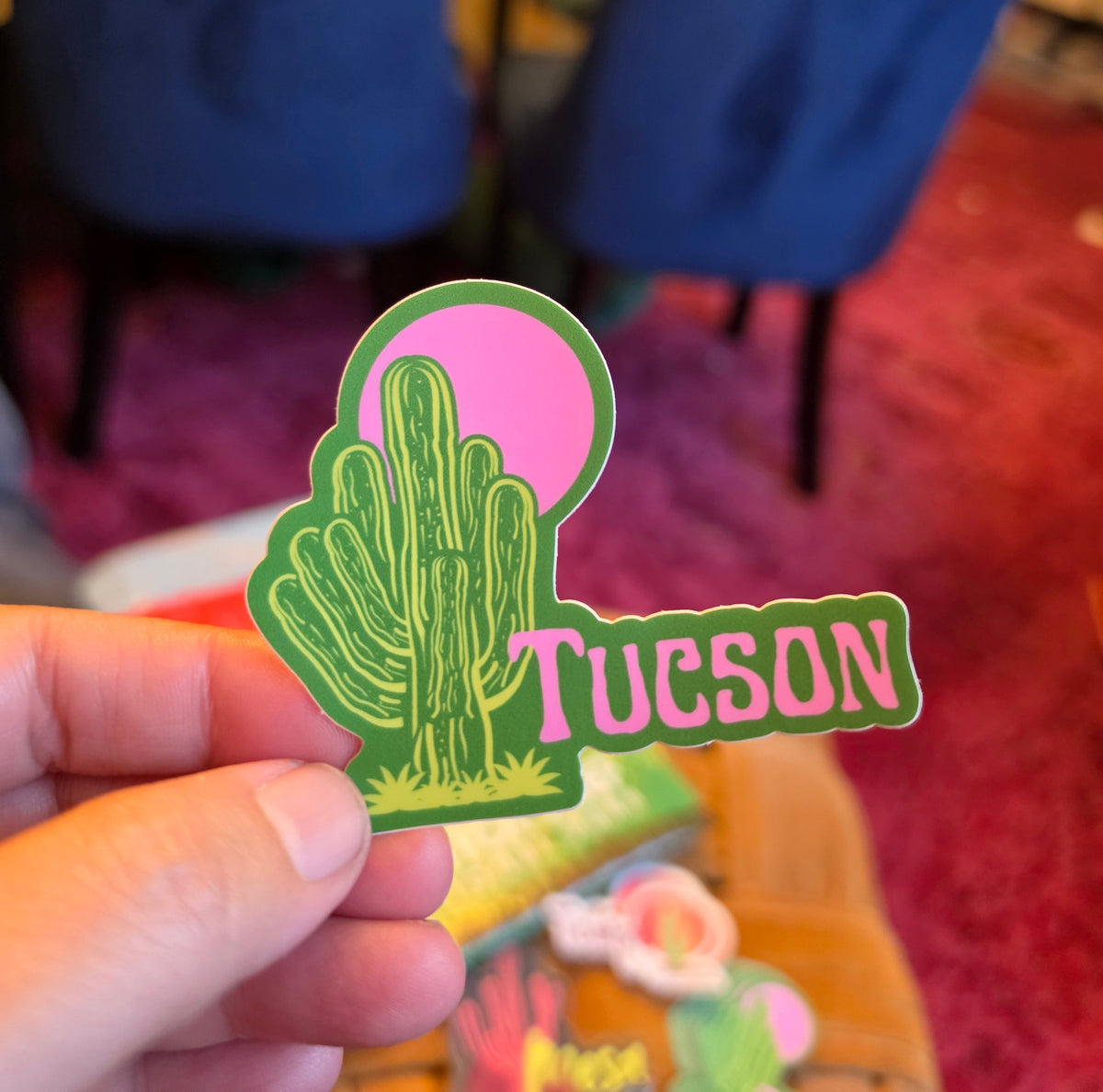 Tucson Arizona Saguaro Cactus Sticker